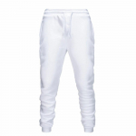 Vyri&scaron;kos sportinės kelnės Pavasaris ir ruduo Visoms rungtynėms laisvalaikio sportinės kelnės Vienspalvės kelnės Treniruotės kvėpuojančios kelnės XXXL balta