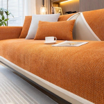 Rudens Žiemos &Scaron;enilo Sofa Cover Svetainė Vienspalvis Sofa Pagalvėlė L Formos Sofa Cover Neslystantis Ku&scaron;etės Porankis Atlo&scaron;as Kilimėlis 70x70cm 1pcs