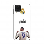 Coque Maniacase pourSamsung Galaxy A22 4g Kylian Mbappe Real Madrid 9 Hola