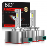 2vnt 70000Lm D3S LED priekinių žibintų lemputės D1S D2S D4S D8S D1R D2R D3R D4R D8R turbo LED 30SMD CSP žibintai, skirti BMW Benz Volvo lempai Canbus 110W priekiniam žibintui 6000K D3S/D3R