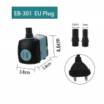 Povandeninis vandens siurblys Itin tylus filtras, žuvų tvenkinys EU/US Plug akvariumo siurblys 3/10/25W fontanas rezervuare su siurbimo taurėmis 10W EU PLUG
