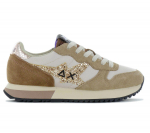 SUN68 Stargirl Glitter Logo - Damen Sneakers Schuhe Beige Z44210-16 ORIGINAL EU 36 smėlis