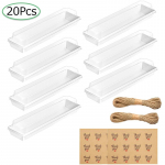 10/12/20/25/50 vnt. Sausainių dėžutės, vakarėlio reikmenys, kartoninės, pakavimui, &scaron;okoladui, bra&scaron;kėms, 25x5,3x5cm 20pcs