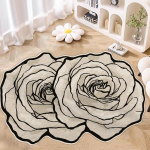 Imitacija ka&scaron;myro neslystantis vonios kilimėlis - Sugeriantis ir purvui atsparus specialios formos grindų kilimėlis 80*120 cm (Dense)