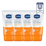 Vaseline Tone-Up Sun Cream 50ml x 4