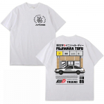 Anime Initial D AE86 mar&scaron;kinėliai Unisex moteri&scaron;ki Hachiroku Shift Drift mar&scaron;kinėliai trumpomis rankovėmis Takumi Fujiwara Tofu Shop Grafiniai mar&scaron;kinėliai 2XL