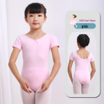 Mergaičių vasaros baleto &scaron;okių triko - trumpomis rankovėmis gimnastikos kombinezonas vaikų kinų &scaron;okių treniruotėms 170cm