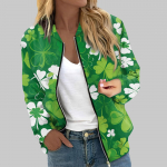 Moteri&scaron;kos striukės ilgomis rankovėmis lengvos užtrauktuku trumpos kalėdinės striukės Atsitiktinis dygsniuotas &scaron;varkas su ki&scaron;enėmis XXL