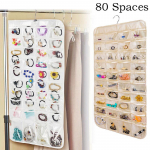 80 ki&scaron;enėje pakabinamas papuo&scaron;alų laikiklis, skirtas laikyti auskarų papuo&scaron;alų mai&scaron;elį 1PCS