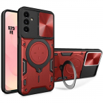 Coque de T&eacute;l&eacute;phone - BOOLING - Samsung Galaxy S25 FE - Rouge - Antichoc - Protection Cam&eacute;ra