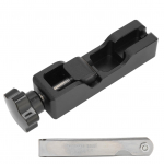 Žvakių tarpelio matuoklis su plok&scaron;tele Universalus NGK 5671A 10mm 12mm 14mm 16mm žvakėmsJuodas Black juoda