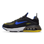 Nike Air Max 2090 Lengvas amortizavimas Žemi Bėgimo bateliai Vaikams Vaikams Bėgimo bateliai Juodi Mėlyni Geltoni DH9738-005 38.5