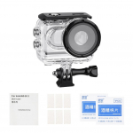 60M/196FT Vandeniui atsparus apsauginis dėklas Nardymo korpusas Skaidrus liečiamas ekranas Insta360 GO 3S/GO 3 kameros priedai