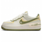 Nike Air Force 1 Shadow &Scaron;viesiai dramblio kaulo spalvos Aliejinės žalios spalvos Moteri&scaron;ki sportbačiai FN6335-101 38.5