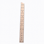 Begalvio 25 skirsnių Fingerboard Be galvos Klevo medienos Elektrinės gitaros kaklas 6 stygų gitarai