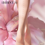 LaiMi Rhinestone Sheer Pantyhose M