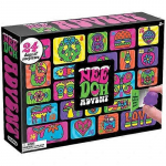 Needoh Advento kalendorius Spaudomas žaislas 24 dienų staigmena Burbulų spaudinėjimas Streso mal&scaron;inimas Fidget žaislas Kalėdų atgalinio skaičiavimo kalendorius Dovana vaikams suaugusiems