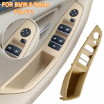 Original Left Hand Drive LHD For BMW 5 series F10 F11 Red-Brown Beige Black Car Interior Inner Door Handle Panel Pull Trim Black-LHD