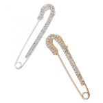 Set of 10 Sweater Decorative Brooches, 5 gold, 5 silver