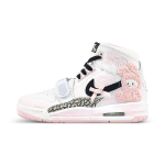 Jordan Legacy 312 auk&scaron;takulniai Vintažiniai krep&scaron;inio batai Moteri&scaron;ki Balti Rožiniai Juodi AT4040-106(Team47-312) 36