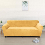 Aksominis Elastingas Sofos Užvalkalas L formos Sofos Užtiesalas Svetainės Kampinei Sofai Mink&scaron;tas Tampus Funda 2 seat 145-185cm