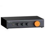 Fosi Audio ZP3 subalansuotas pirminis stiprintuvas su 2 RCA įėjimais ir 1 XLR žemų dažnių garsiakalbiui, skirtas stereo ir namų garso sistemoms, su HPF filtru ir tonų valdymu Japonų juoda