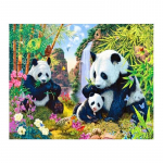 &bdquo;Pasidaryk pats&ldquo; deimantinė tapyba &bdquo;Animal&ldquo; kryžminio dygsnio mozaikos deimantų siuvinėjimas Miela &bdquo;Panda&ldquo; namų dekoracija 20X30CM raudona