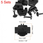 5 rinkiniai priekinio sparno buferio dangtelio spaustukas 53879-58010 47749-58010 skirtas Toyota