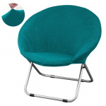 Žakardo audinio apvalus lėk&scaron;tės kėdės užvalkalas 6 spalvų Plaunami kėdžių užvalkalai Seat Moon Saucer Slipcovers Stretch universalus sėdynės užvalkalas 1 Piece