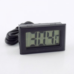 Skaitmeninis LCD ekranas Vandens termometras Elektroninis žuvų akvariumo bakas &Scaron;aldytuvas Vandens temperatūra Atsparus vandeniui 1pc balta