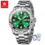 Nauji geriausi vyri&scaron;ki laikrodžiai Green Water Ghost Quartz, &scaron;viesus vyri&scaron;kas auk&scaron;tos klasės laikrodis žalia