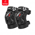 BSDDP motociklų kelių pagalvėlės, 2 dalių rinkinys kelio apsaugai atspindintis akis, patogus kvėpuoti 2pcs Knee Pads balta