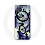 Coque pour Oppo A93 Attrape R&ecirc;ve violet gris et Noir