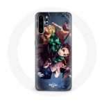 Coque pour Huawei P30 Pro Tanjiro Nezuko et Inosuke Slayer Kimetsu no Yaiba Manga