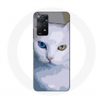 Coque Redmi Note 11 Pro 5G Turc de van Chat oeil bleu et oeil jaune