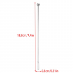 304 nerūdijančio plieno kavos mai&scaron;ymo lazdelės sultys Rio kokteilis Creative Mixer Stick &scaron;ampano lazdelės sidabras