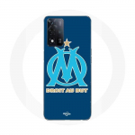 Coque Maniacase pour Oppo A93s 5G logo om olympique de marseille bleu Fond mėlyna