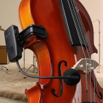 Smuikas Mic Instrument Condenser Clip Ne&scaron;iojami Wireless Instruments asmeniniams pratimams Short clip