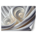 Baltos abstrakčios 3D tapetai 100x70 balta