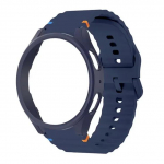 Dėklas ir dirželis, skirtas Samsung Galaxy Watch 7 6 5 4 40 mm 44 mm silikoninis oficialus juostos kompiuterio apsauginis dangtelis, skirtas Samsung Galaxy Watch 6Classic Galaxy Watch 7 44mm