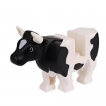 Viduramžių MOC karo arklio statybiniai blokai vilko riterio figūrėlės kalnas laukinis gyvūnas lapė žirafa žvirblis varna panda modelis plytų žaislas K055