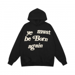 Kanye stiliaus 'Ye Must Be Born Again' aksominis gobtuvas su putplasčio raidėmis XL juoda