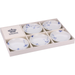 Importuotas ROYAL COPENHAGEN Blue Palmette lėk&scaron;tės indas, 10 cm 5 ra&scaron;tų rinkinys, vestuvinė dovana 1052404 [Įprasta prekė] (Karali&scaron;kasis Kopenhagas) balta