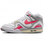 Nike Air Tech Challenge 2 Racer Pink Vyri&scaron;ki sportbačiai Balti &Scaron;viesiai Dūminiai Pilki Kokoso Pienas FZ9033-100 37.5