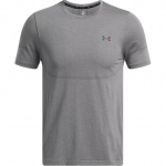 Under Armour Ua Vanish Elite Besiūliai Patogūs Apvalia Kaklo I&scaron; Daugkartinio Naudojimo Medžiagos Greitai Džiūstanti Laisvalaikio Trumpomis Rankovėmis Mar&scaron;kinėliai Vyri&scaron;ki Vir&scaron;utiniai Drabužiai Rino-Pilka 1376781-025 XXL