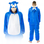 Vyri&scaron;kas kigurumi vienas gabalas pižama kombinezonas sonic kostiumas Onesie Kostiumas A103 - M