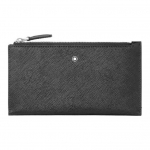Montblanc Užtrauktuku užsegamas odinis mini delninukas Vyri&scaron;kas delninukas Juodas 128574 Basic Set (Bag+Dust Bag)