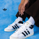 Adidas Batai JABBAR HI - Klasikinė Retro Versija Auk&scaron;tesnio Vir&scaron;aus Jabaal Stiliaus Sportbačiai Adidas Trejalis JI3445 35.5 balta