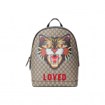Gucci GG Supreme Kuprinė Katės Galva LOVED Spausdinimas 419584-9AX1T-8652 Basic Set (Bag+Dust Bag)