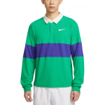Nike Dri FIT ADVCourt Slam SS25 Teniso vir&scaron;utinė dalis Vyri&scaron;ka Stadium Green/Midnight Blue/White IB8142-324 L